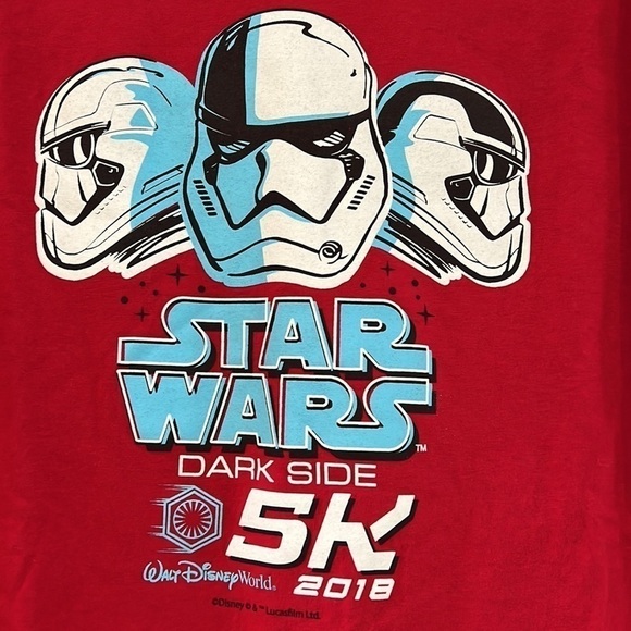 RunDisney Star Wars Dark Side 5K 2018 Tee Disney World - Picture 2 of 4